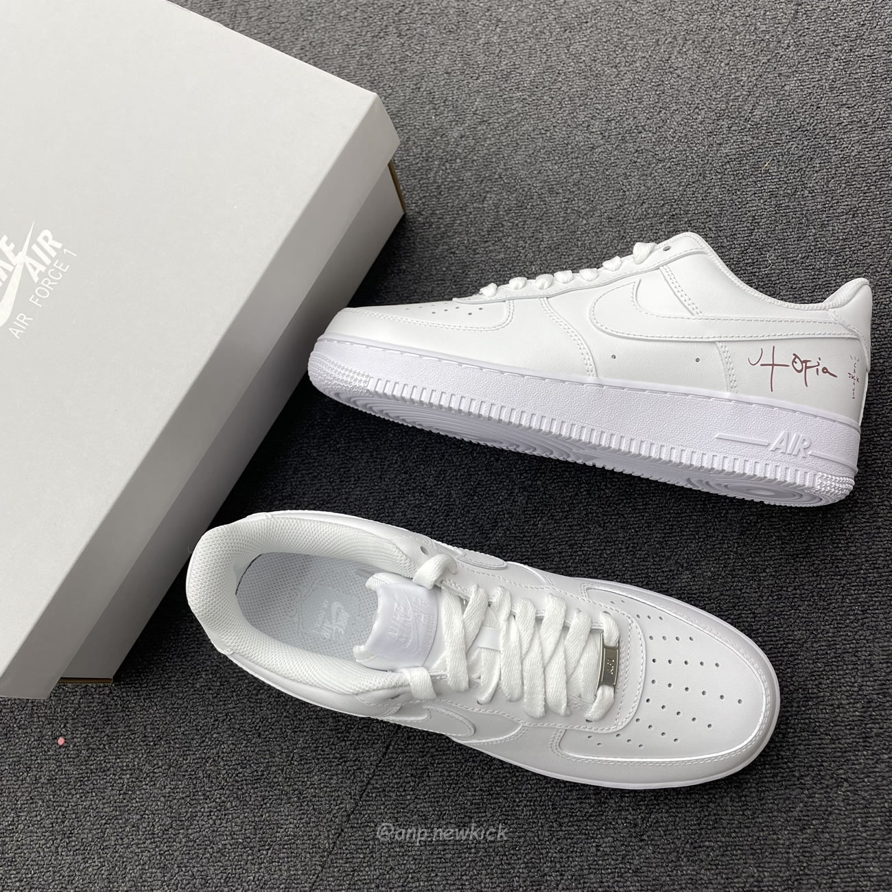 Nike Air Force 1 Low 07 White Travis Scott Cactus Jack Utopia Edition Cw2288 111 (8) - newkick.cc