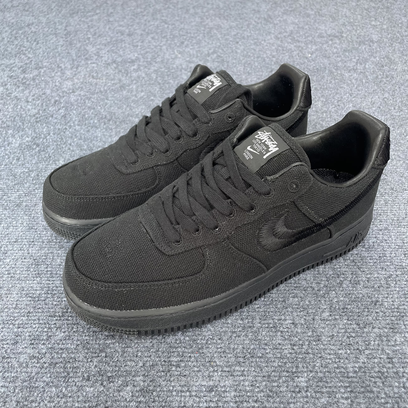 Nike Air Force 1 Low Stussy Black Cz9084 001 (3) - newkick.cc