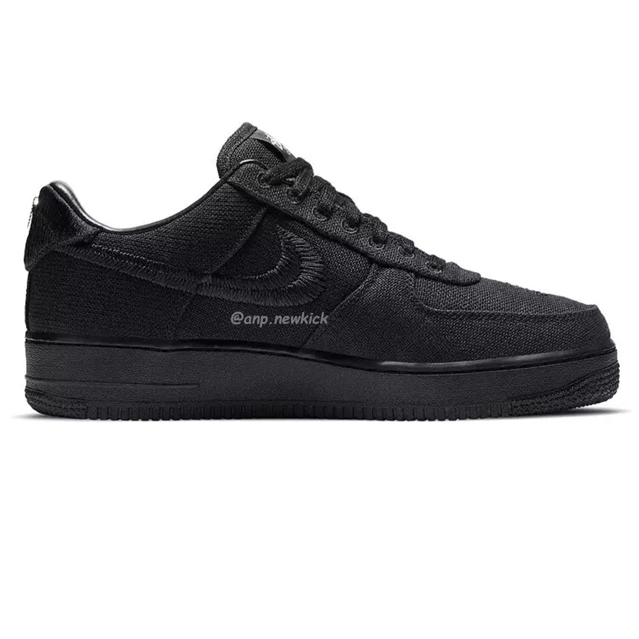 Nike Air Force 1 Low Stussy Black Cz9084 001 (8) - newkick.cc