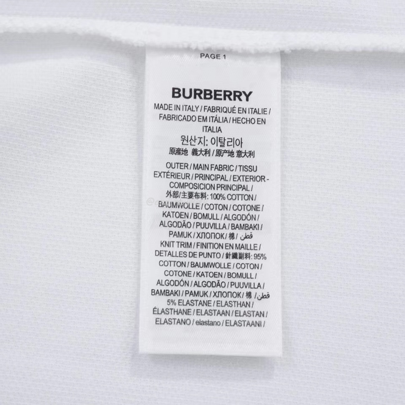 Burberry Polo Shirt Checkered White Black (7) - newkick.cc