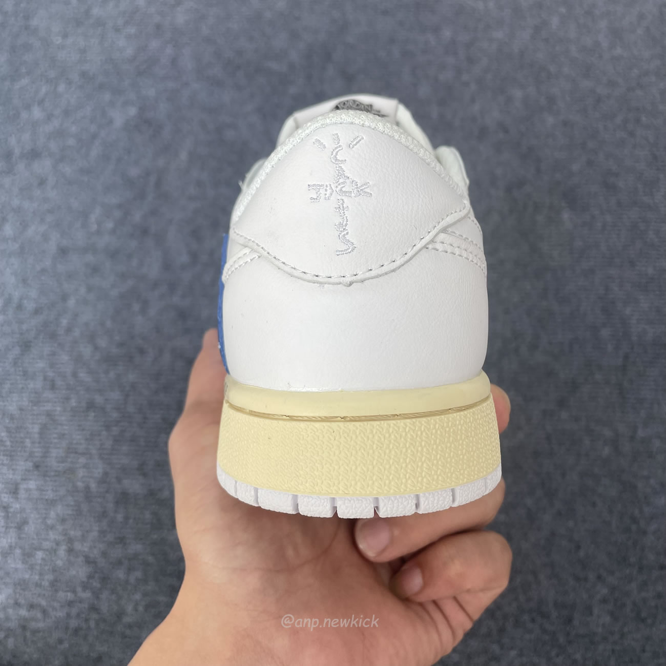 Travis Scott X Fragment Design X Air Jordan 1 Low White Blue Dh68369 186 (6) - newkick.cc