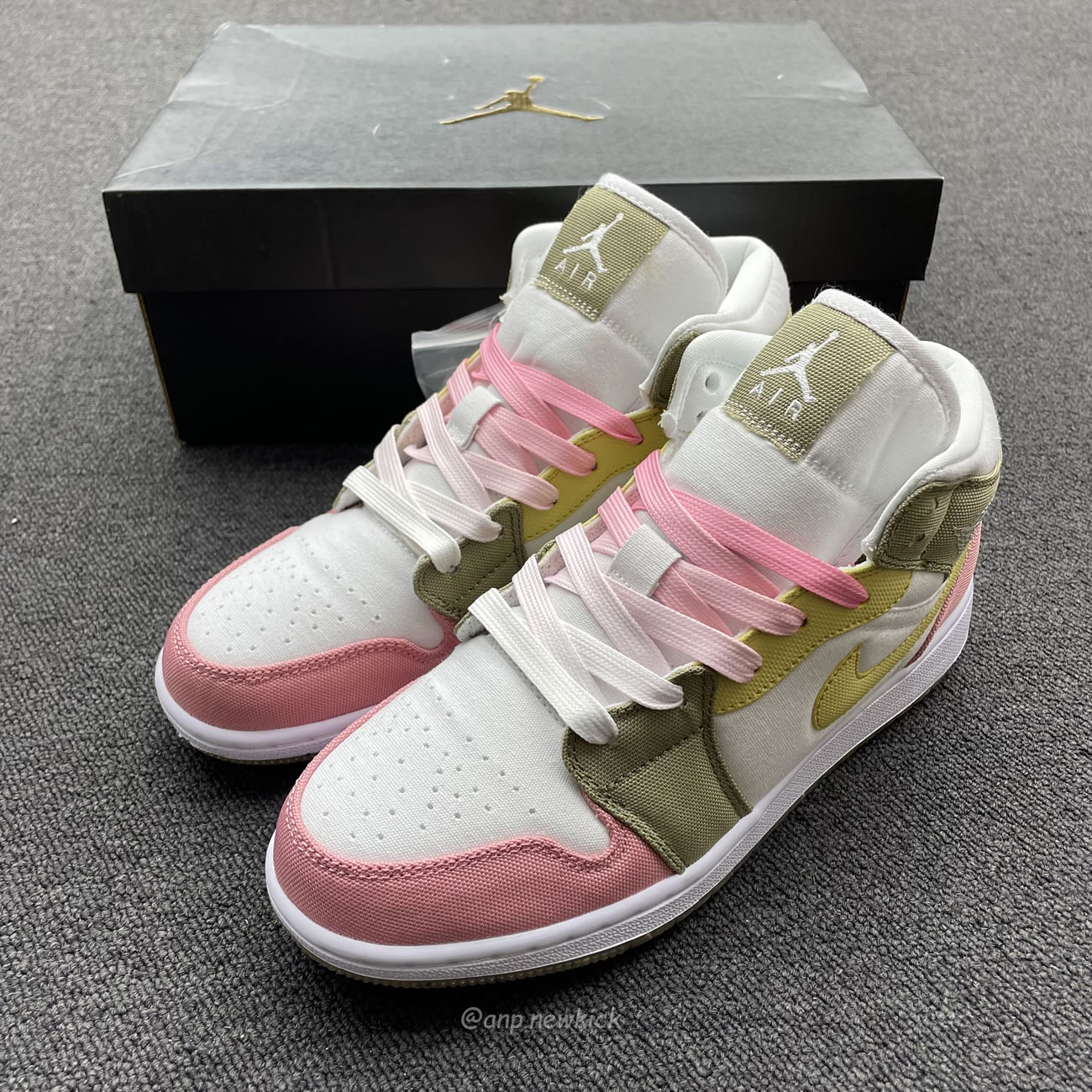 Air Jordan 1 Mid Se Pastel Vivid Green Grind Dj0338 100 (3) - newkick.cc