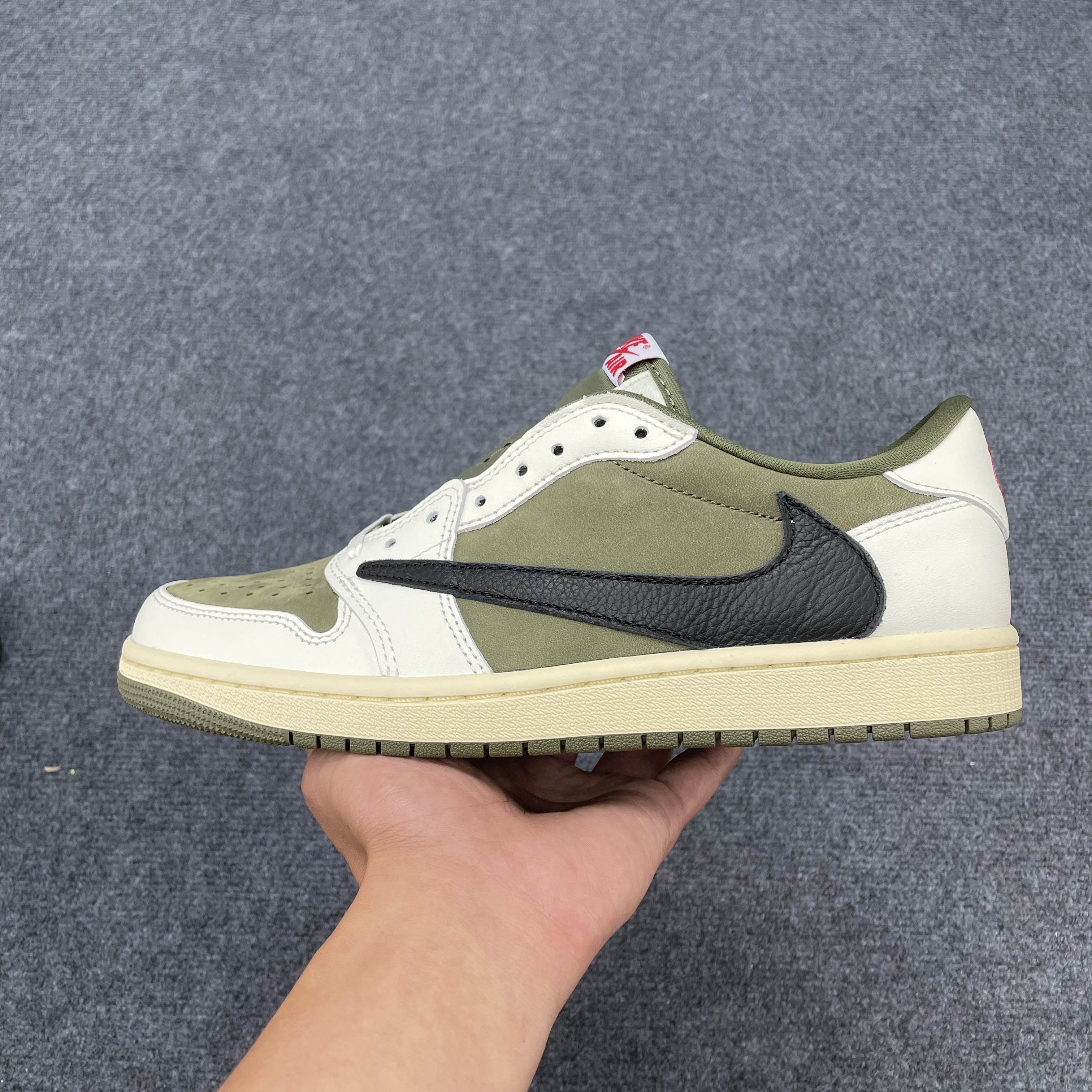 Travis Scott X Air Jordan 1 Low Og Sp Medium Olive Dm7866 200 (30) - newkick.cc