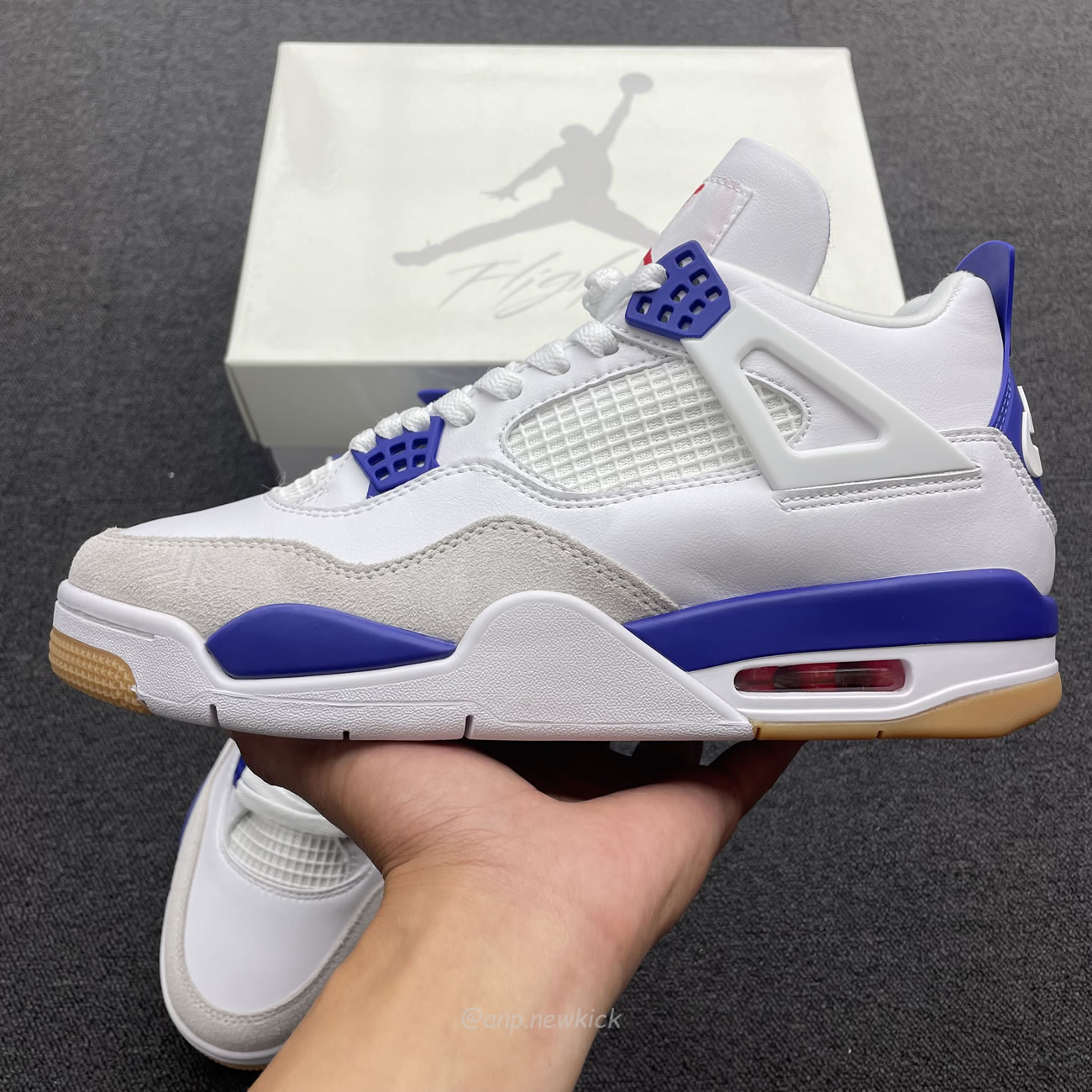 Air Jordan 4 Retro Sb White Blue Dr5415 105 (2) - newkick.cc