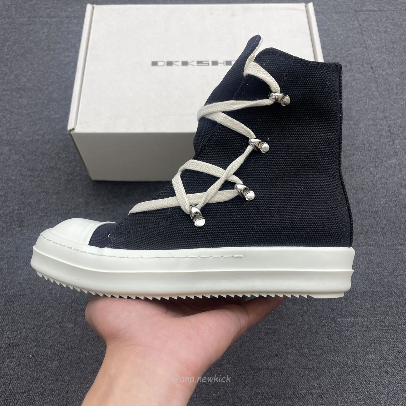 Rick Owens Drkshdw Strobe Hexa Black Du02b4805 (4) - newkick.cc