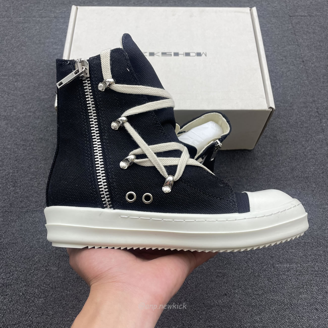 Rick Owens Drkshdw Strobe Hexa Black Du02b4805 (6) - newkick.cc