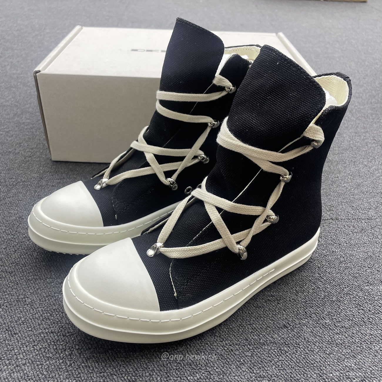 Rick Owens Drkshdw Strobe Hexa Black Du02b4805 (7) - newkick.cc