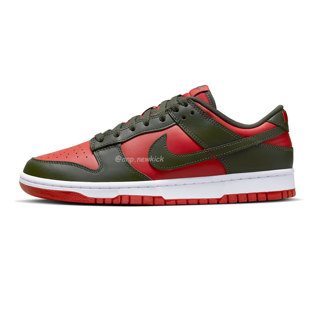 Nike Dunk Low Mystic Red Cargo Khaki Dv0833 600 (1) - newkick.cc