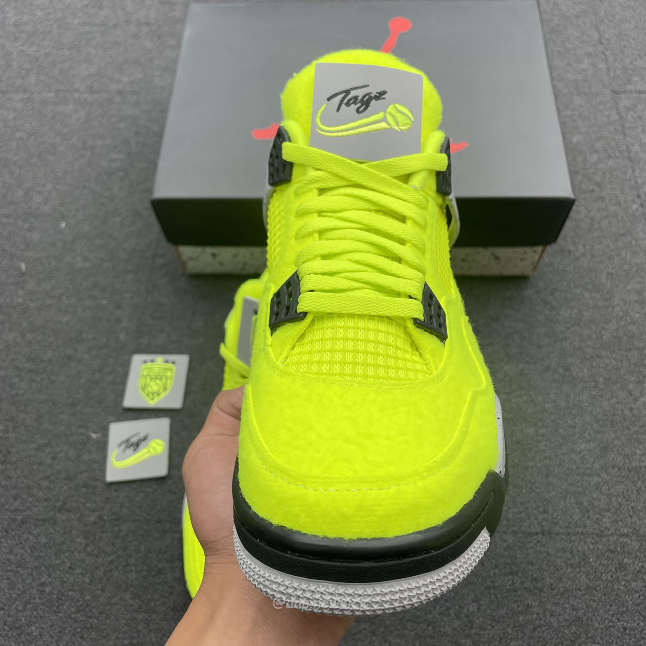 Air Jordan 4 Retro Tennis Ball Dv6773 700 (4) - newkick.cc