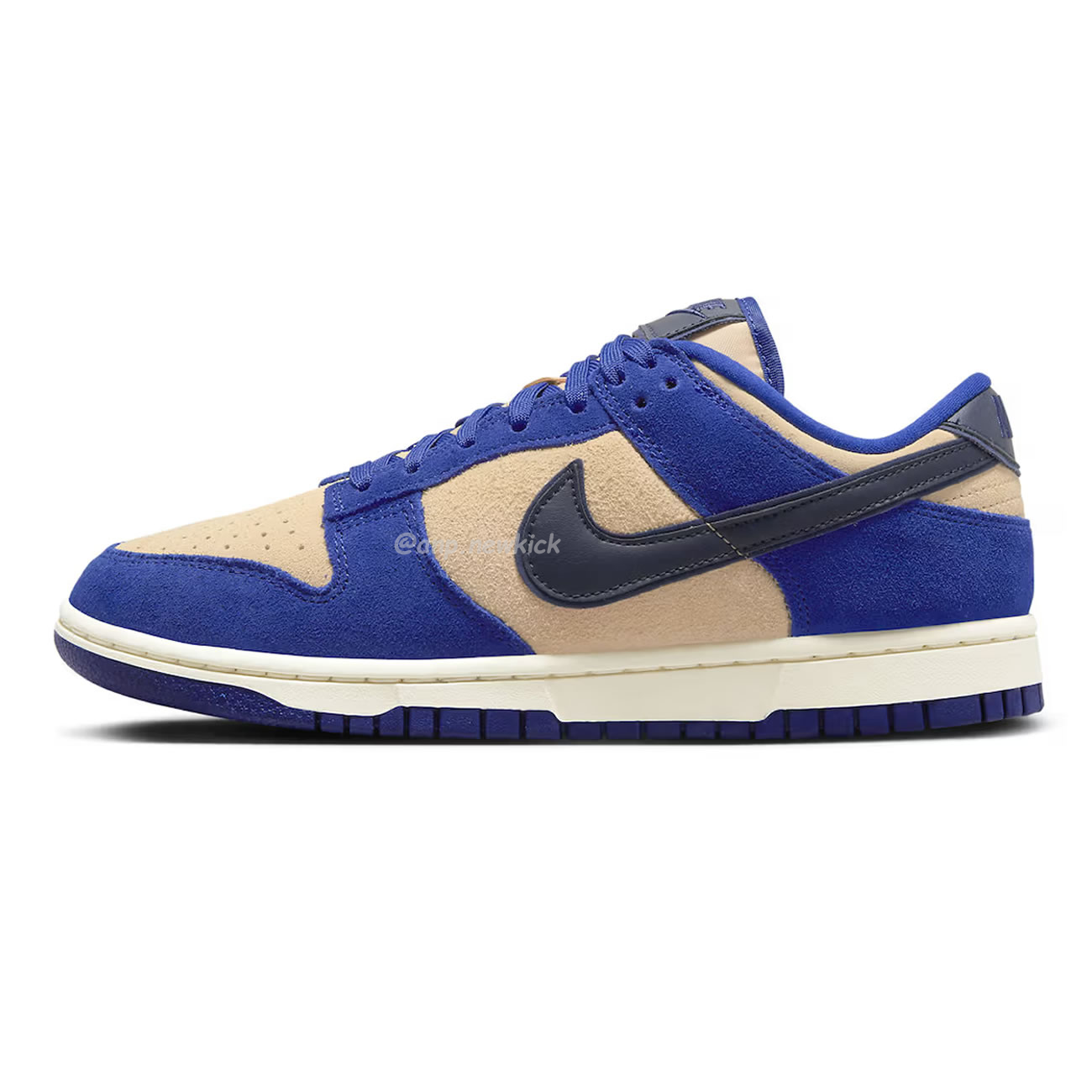 Nike Dunk Low Lx Blue Suede Womens Dv7411 400 (1) - newkick.cc