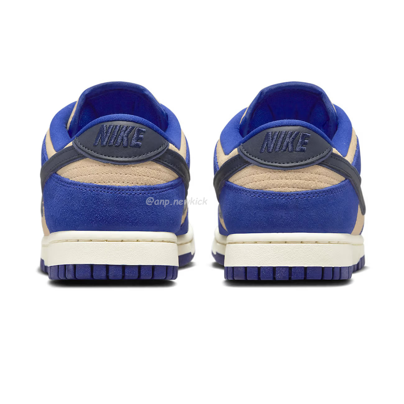 Nike Dunk Low Lx Blue Suede Womens Dv7411 400 (2) - newkick.cc