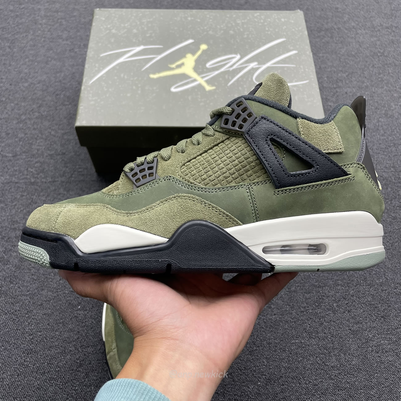 Air Jordan 4 Retro Se Craft Medium Olive Ps Fb9929 200 (9) - newkick.cc