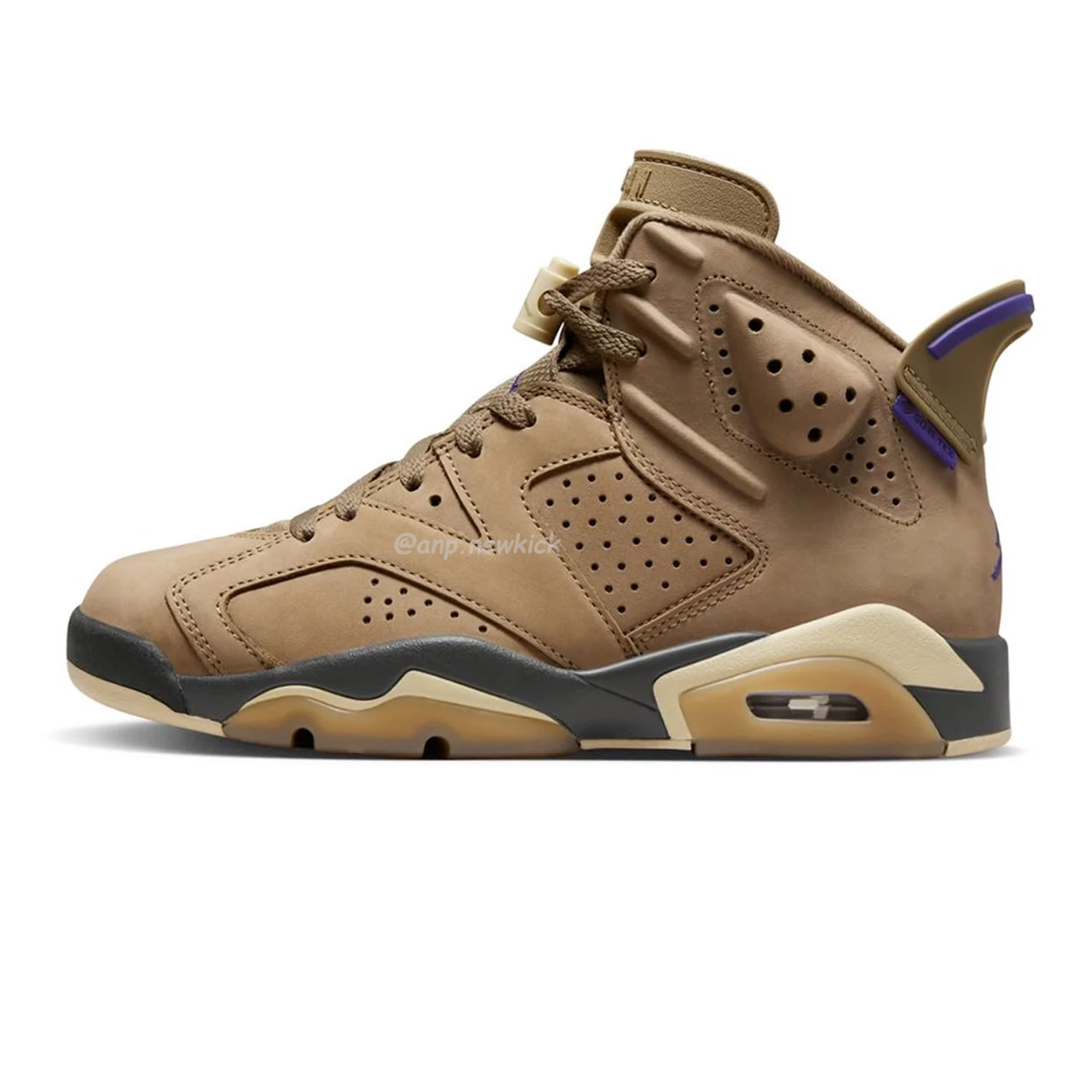 Air Jordan 6 Retro Gore Tex Brown Kelp Womens Fd1643 300 (1) - newkick.cc