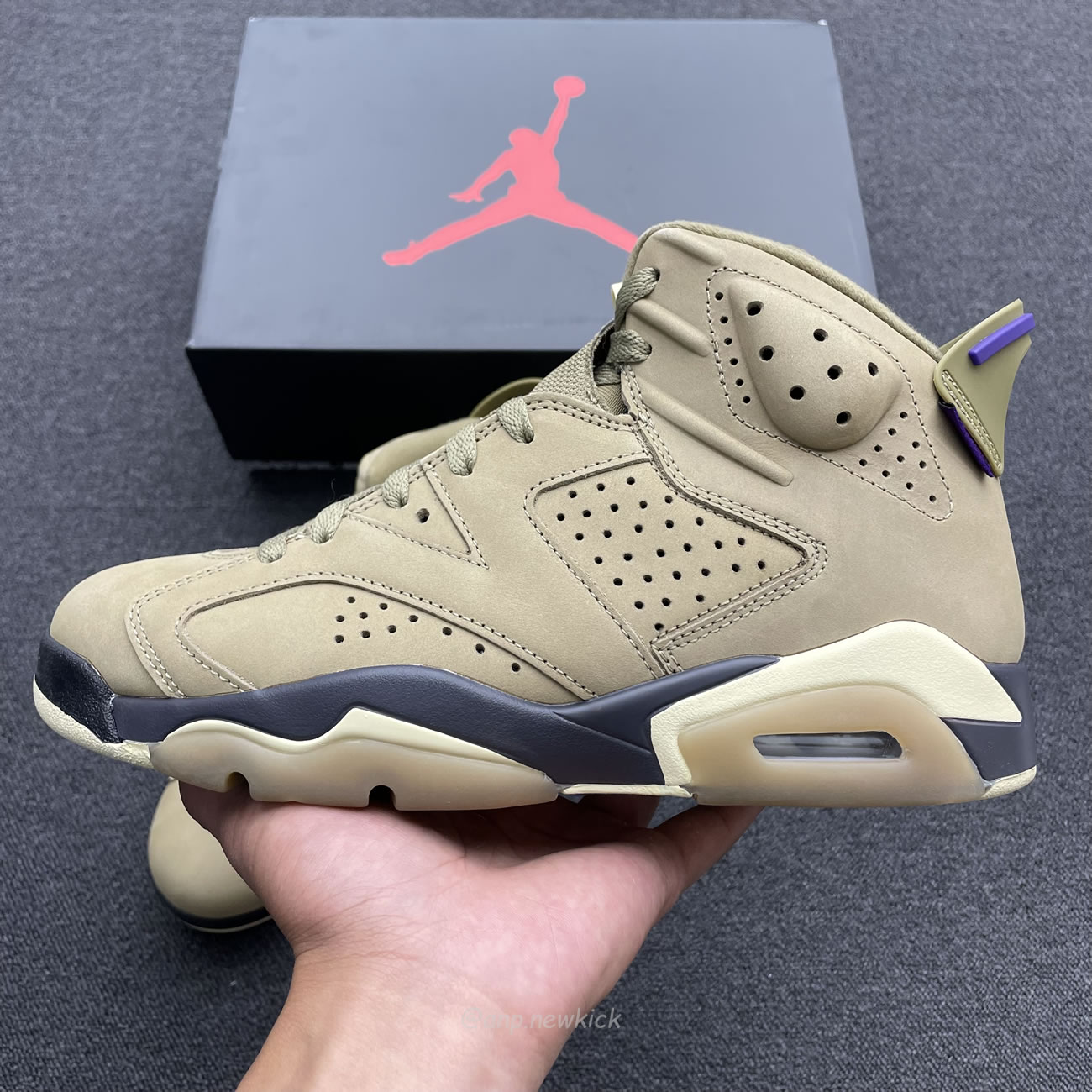 Air Jordan 6 Retro Gore Tex Brown Kelp Womens Fd1643 300 (13) - newkick.cc