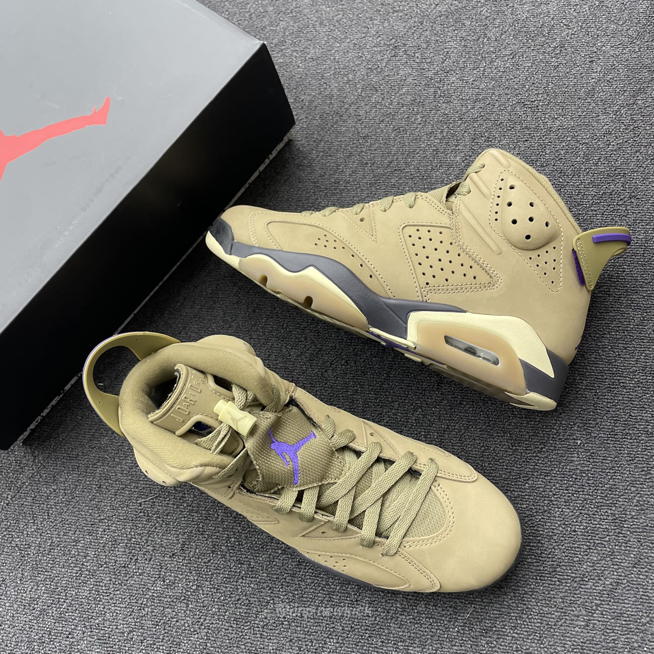 Air Jordan 6 Retro Gore Tex Brown Kelp Womens Fd1643 300 (8) - newkick.cc