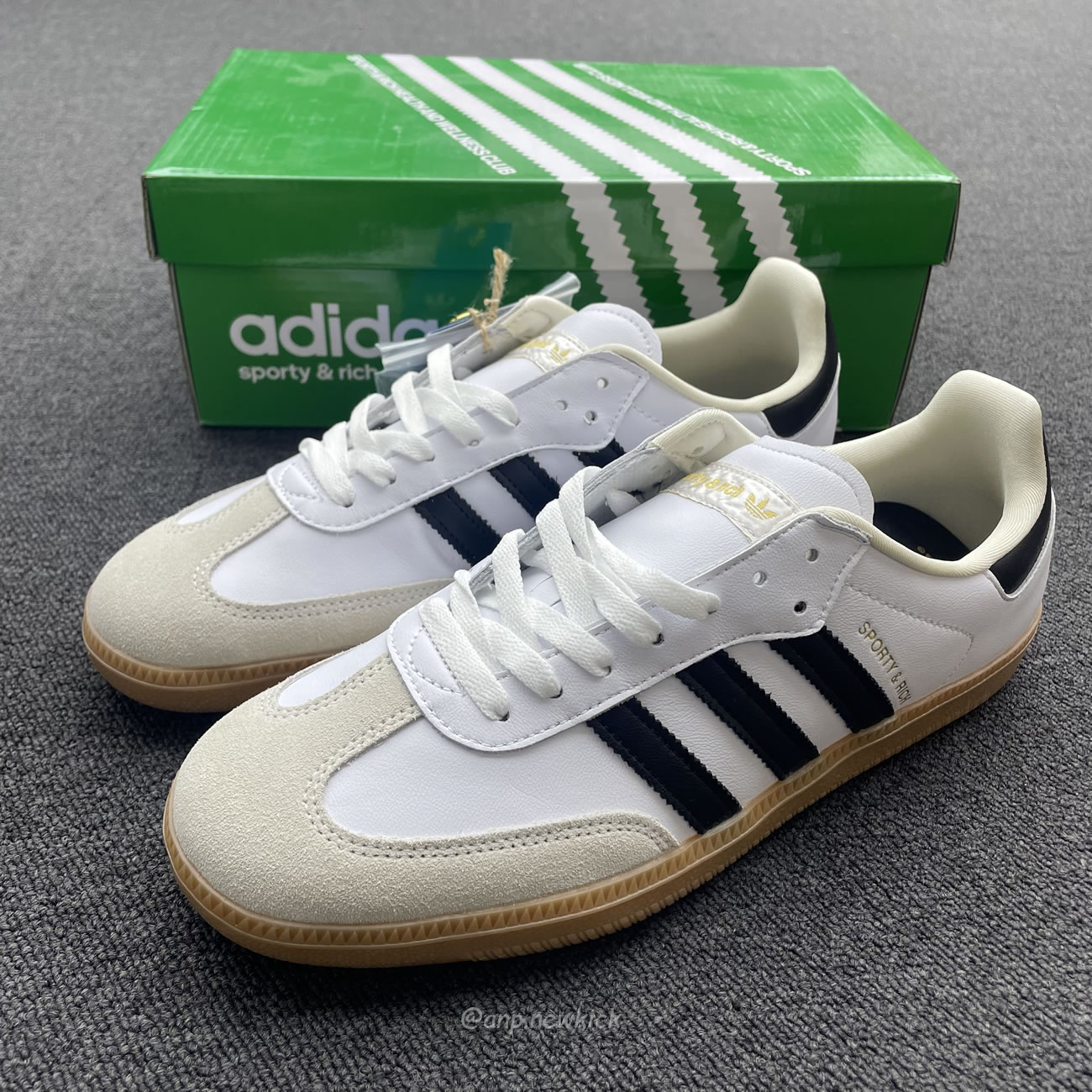 Adidas Samba Og Sporty Rich White Black Hp3354 (7) - newkick.cc