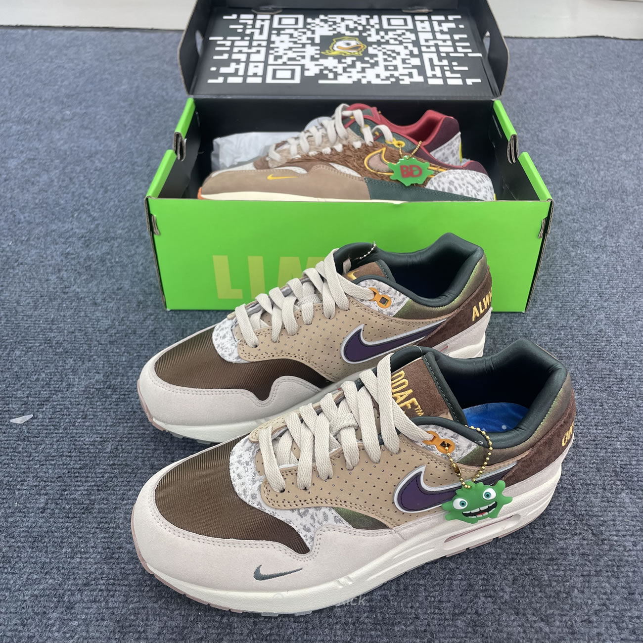 Nike Air Max 1 87 Luxe Premium University Of Oregon Pe 2024 Numbered Hq2639 100 (16) - newkick.cc