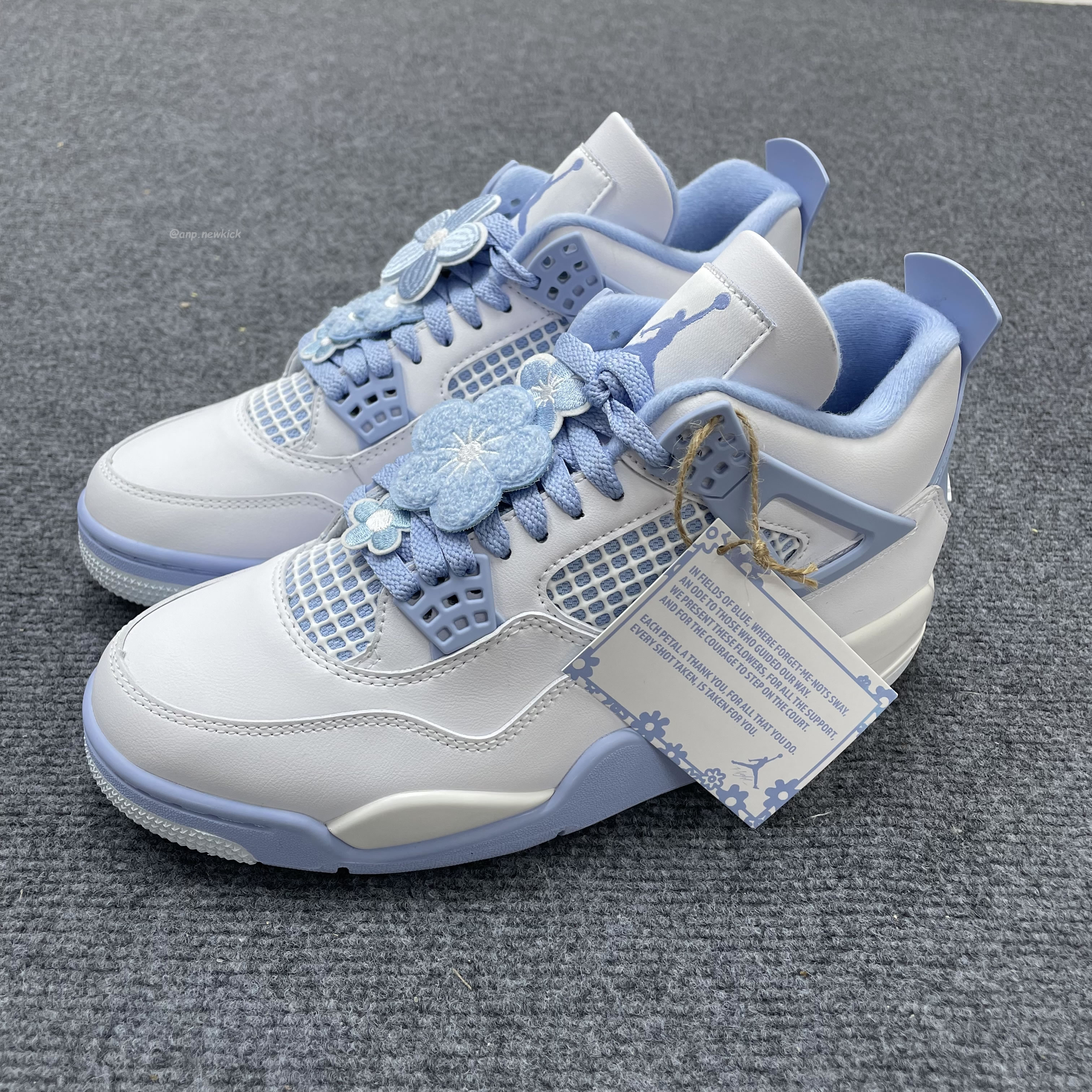 Air Jordan 4 Retro Forget Me Not Hv0823 100 (7) - newkick.cc