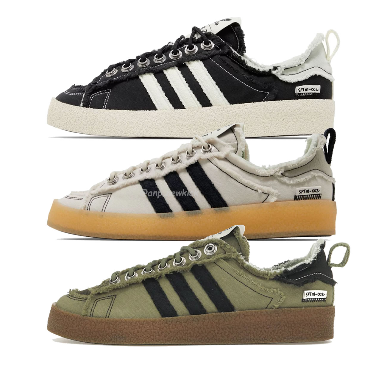 Adidas Campus 80s Song For The Mute Olive Bliss Black Id4792 Id4791 Id4818 (1) - newkick.cc