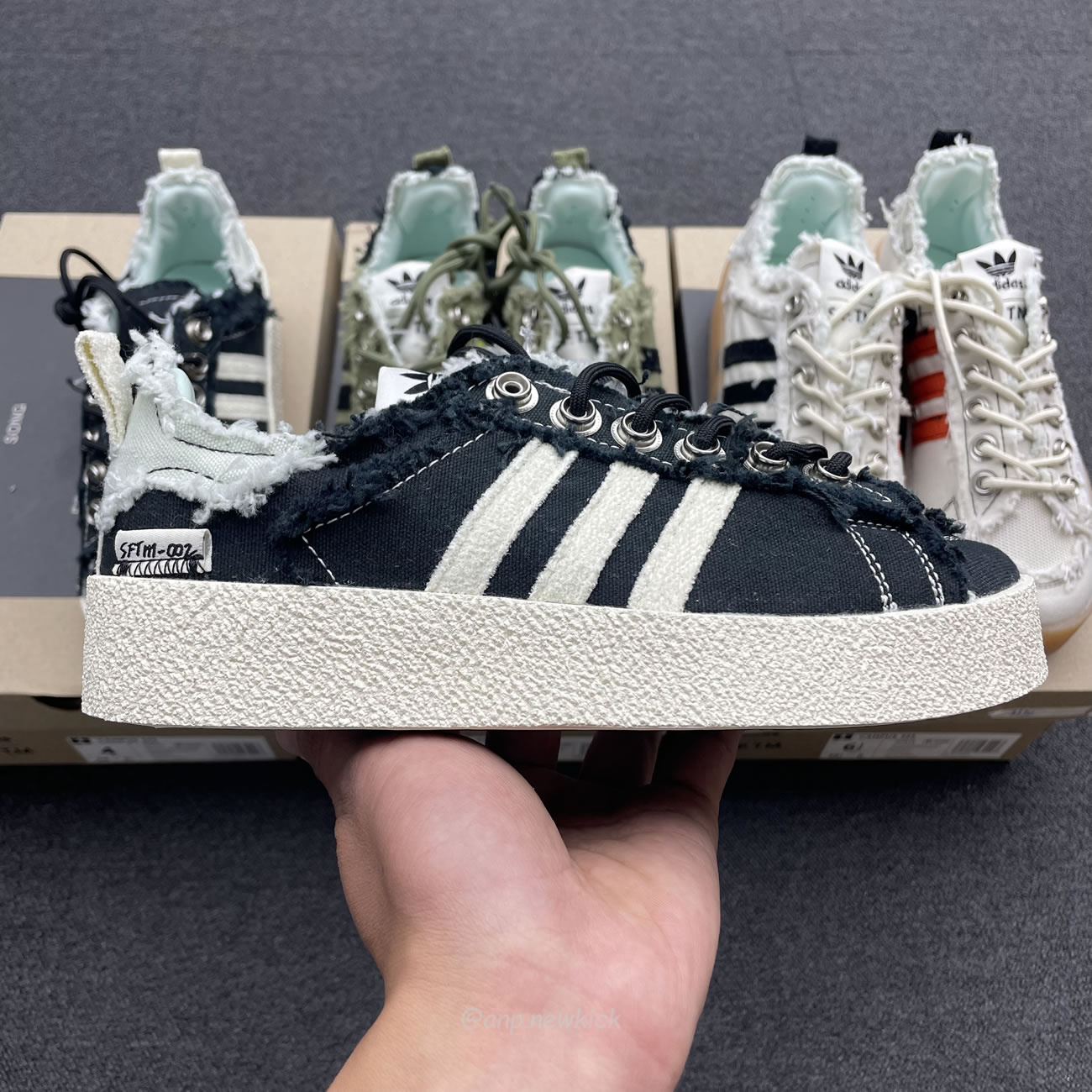 Adidas Campus 80s Song For The Mute Olive Bliss Black Id4792 Id4791 Id4818 (11) - newkick.cc