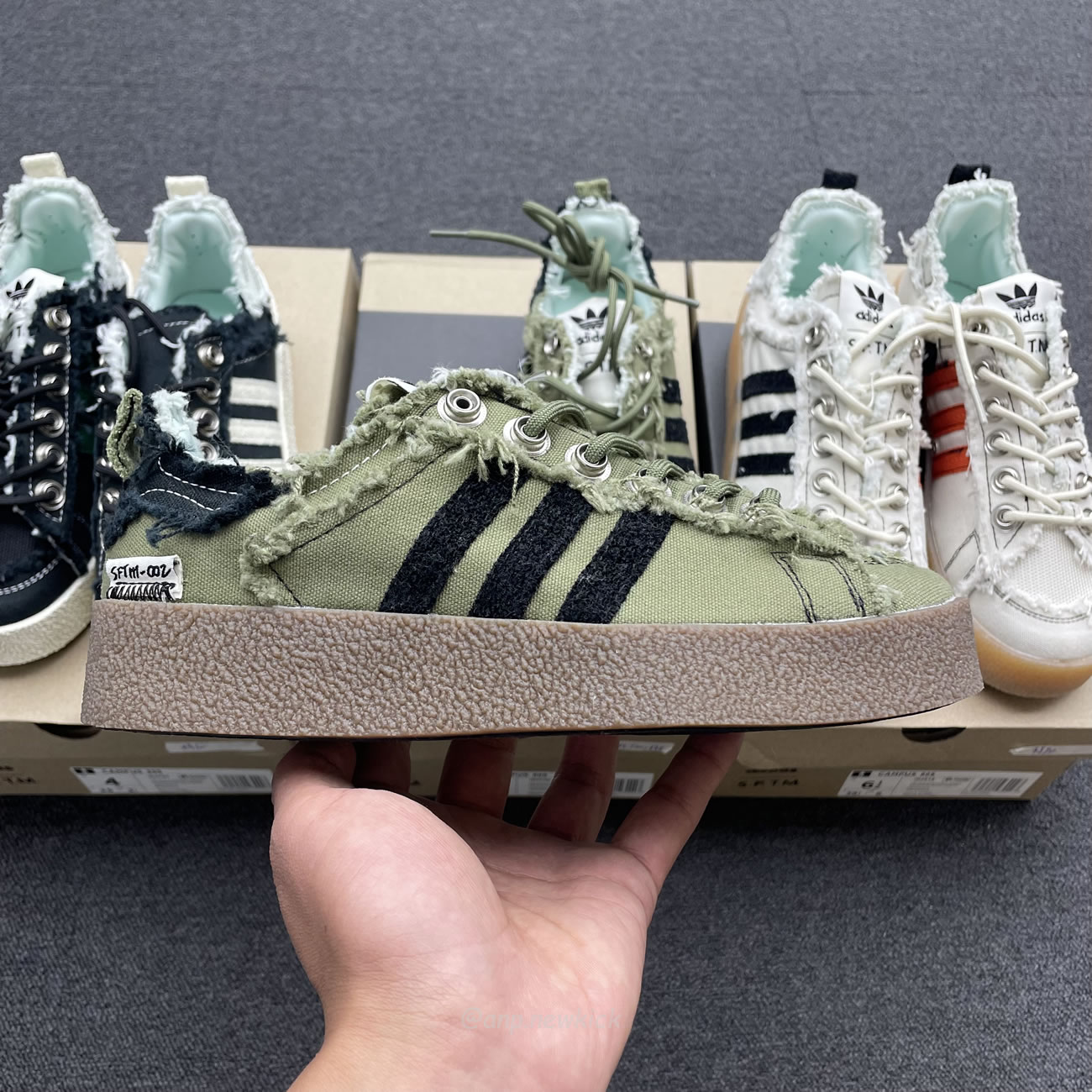 Adidas Campus 80s Song For The Mute Olive Bliss Black Id4792 Id4791 Id4818 (3) - newkick.cc