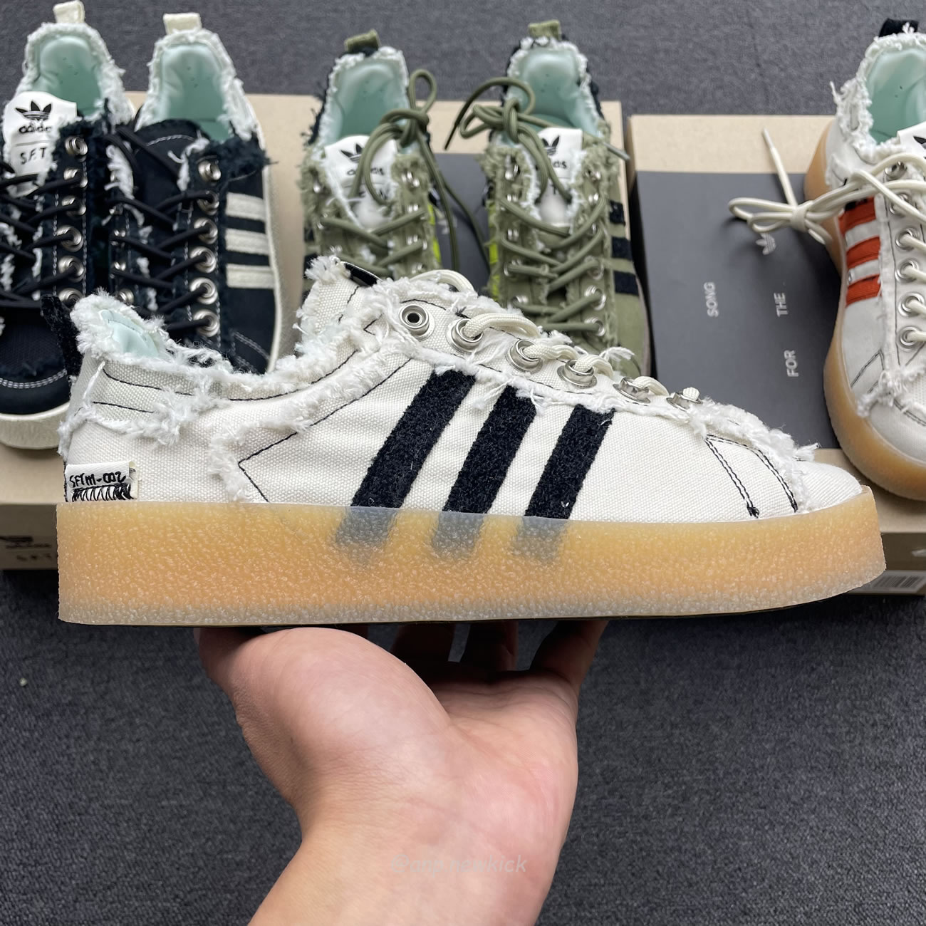 Adidas Campus 80s Song For The Mute Olive Bliss Black Id4792 Id4791 Id4818 (7) - newkick.cc