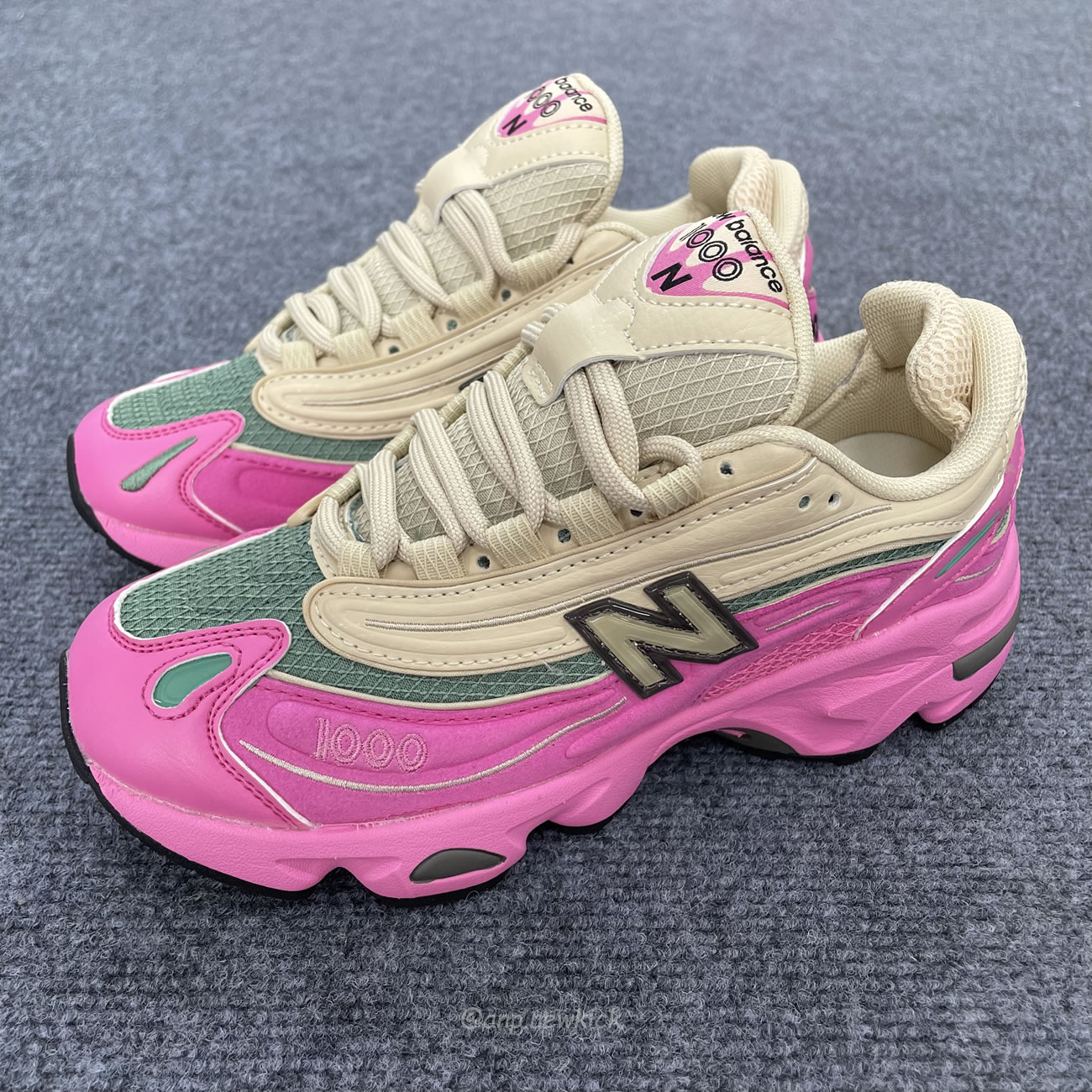 New Balance 1000 Tan Pink Green M1000mc (3) - newkick.cc