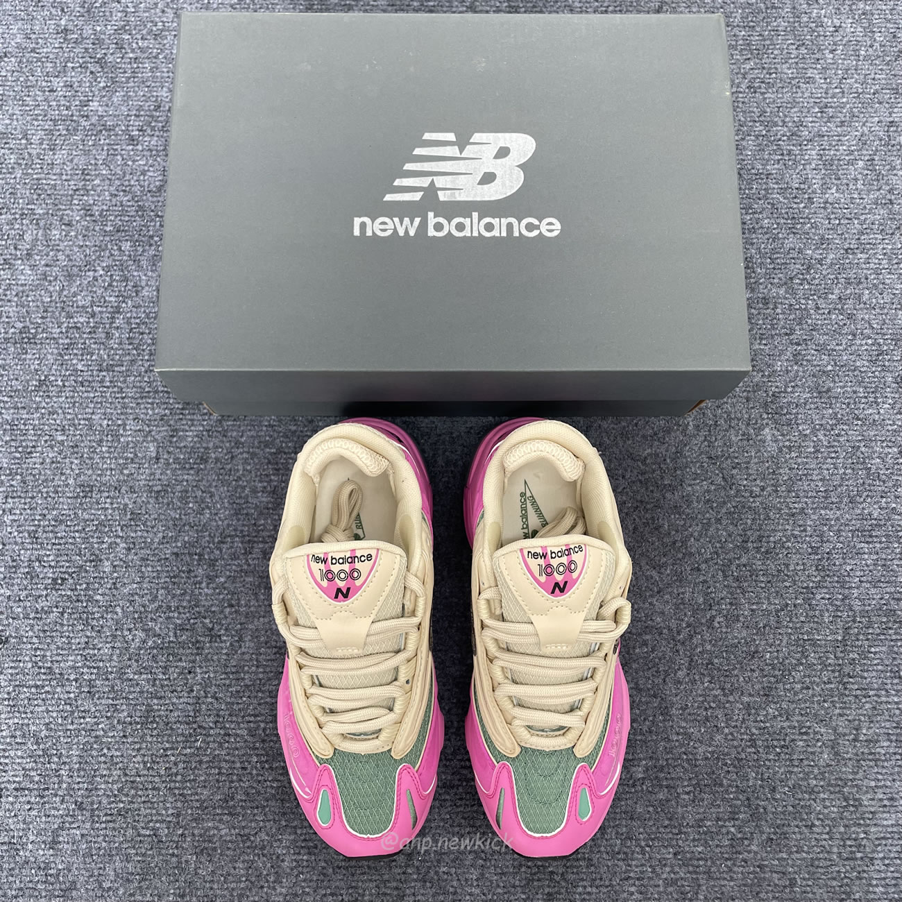 New Balance 1000 Tan Pink Green M1000mc (5) - newkick.cc