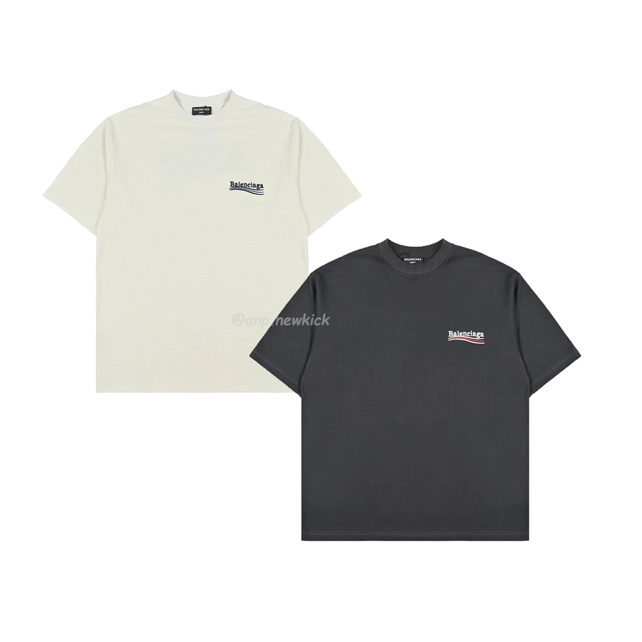 Balenciaga Political Campaign Logo T Shirt (1) - newkick.cc