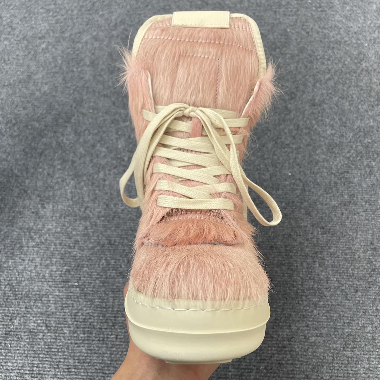 Rick Owens Geobasket Kuhfell Dusty Rosa Milch Rr02b2894lhl 8311 (5) - newkick.cc