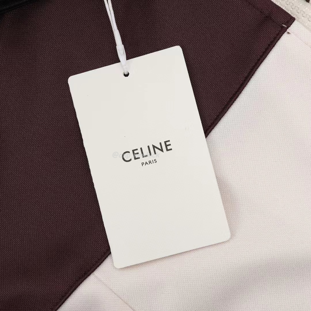 Celine Triomphe Logo Embroidered Zip Up Track Jacket (6) - newkick.cc