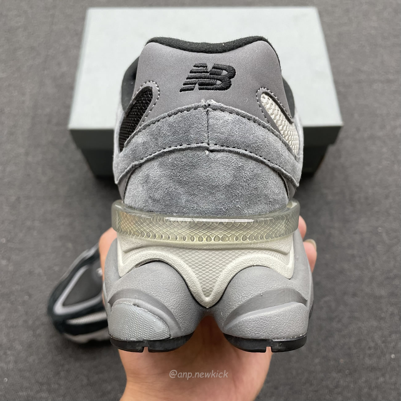 New Balance 9060 Black Castlerock Grey U9060blk (10) - newkick.cc