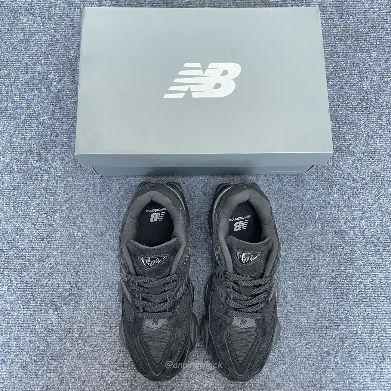 New Balance 9060 Triple Black U9060bpm (7) - newkick.cc