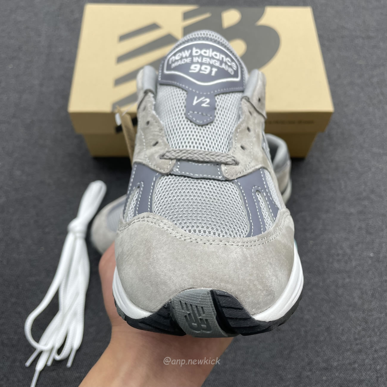 New Balance 991v2 Miuk Rock Ridge Grey U991gl2 (2) - newkick.cc