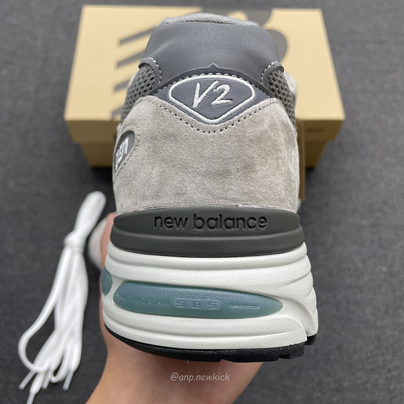 New Balance 991v2 Miuk Rock Ridge Grey U991gl2 (5) - newkick.cc