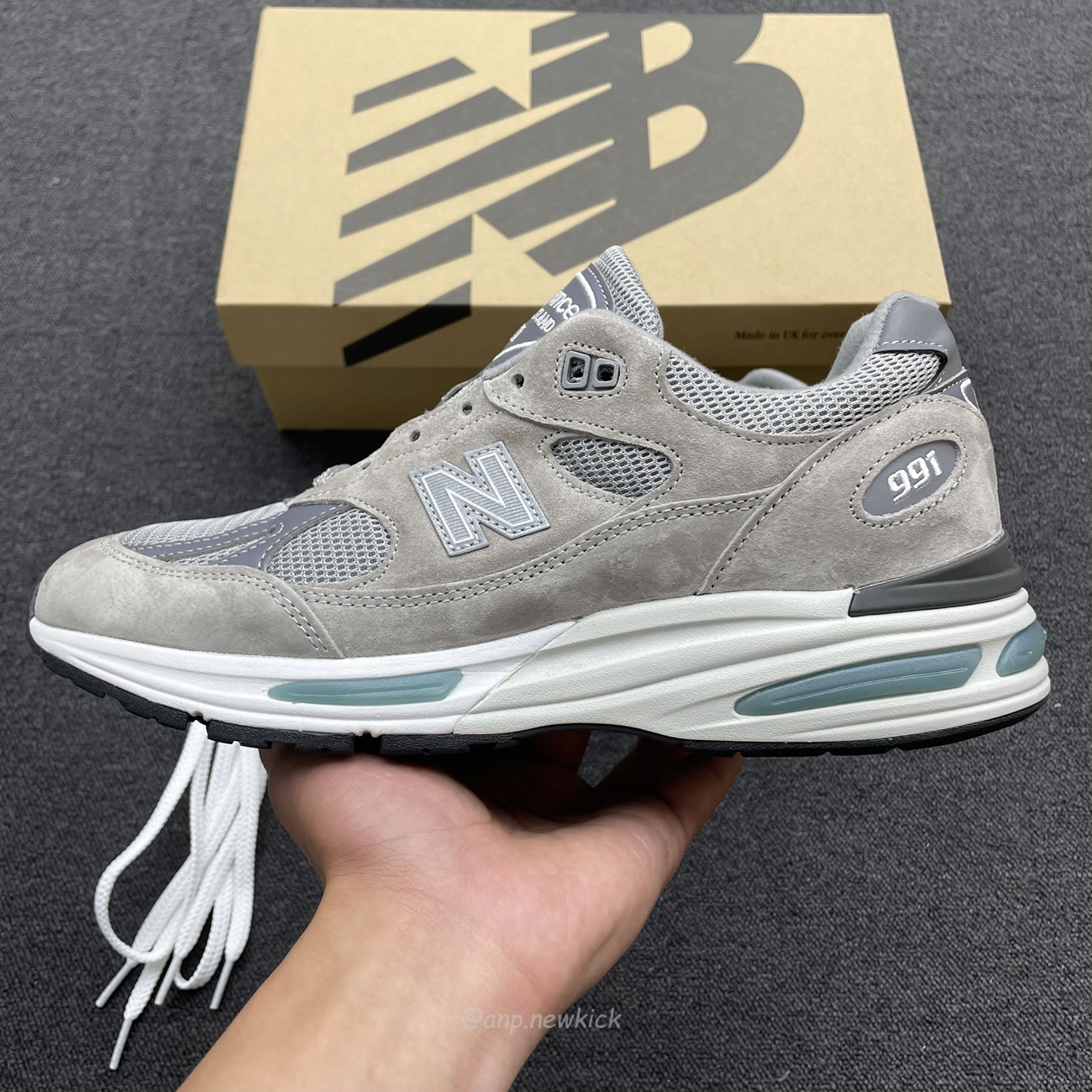 New Balance 991v2 Miuk Rock Ridge Grey U991gl2 (7) - newkick.cc