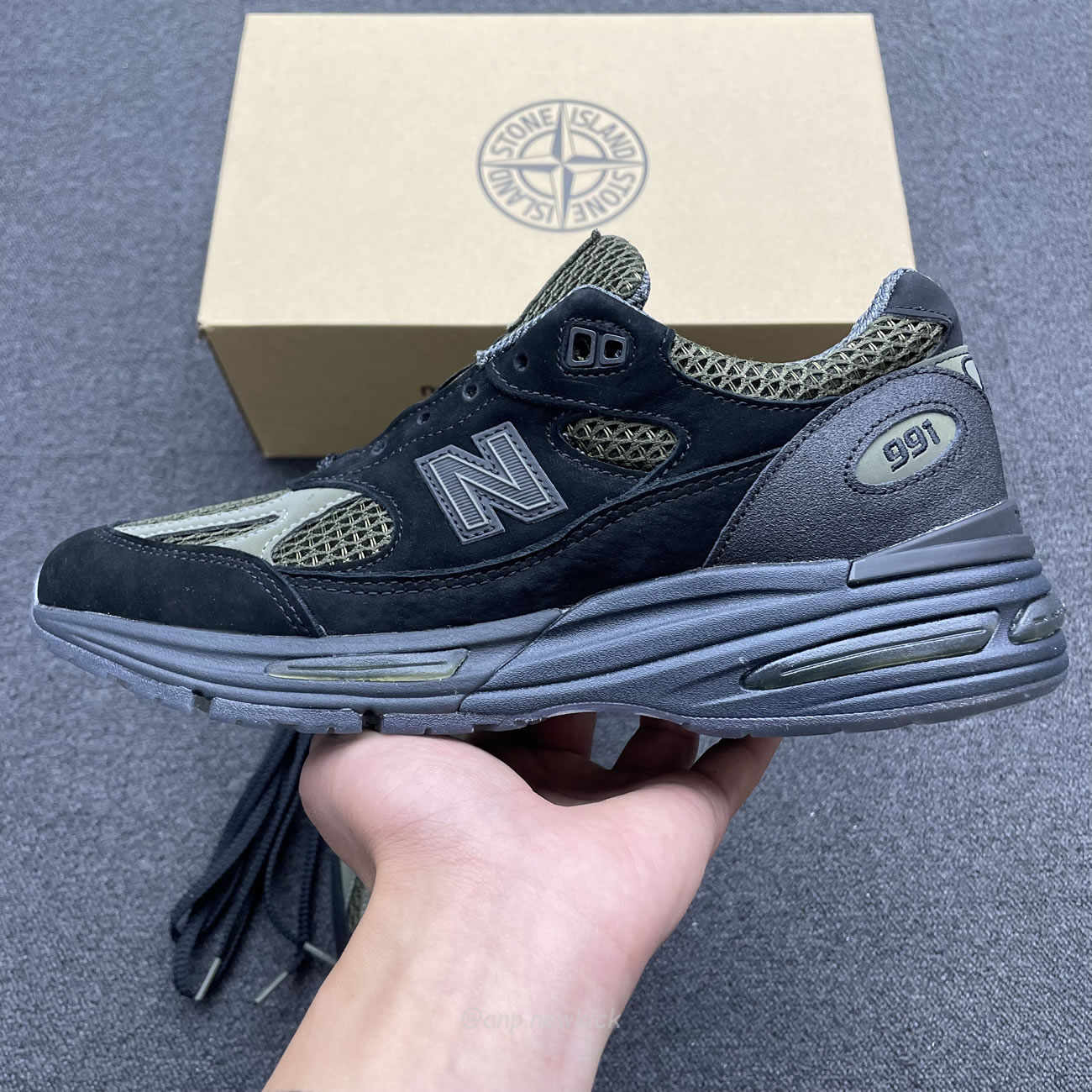 New Balance 991v2 Miuk Stone Island Black U991sd2 (12) - newkick.cc