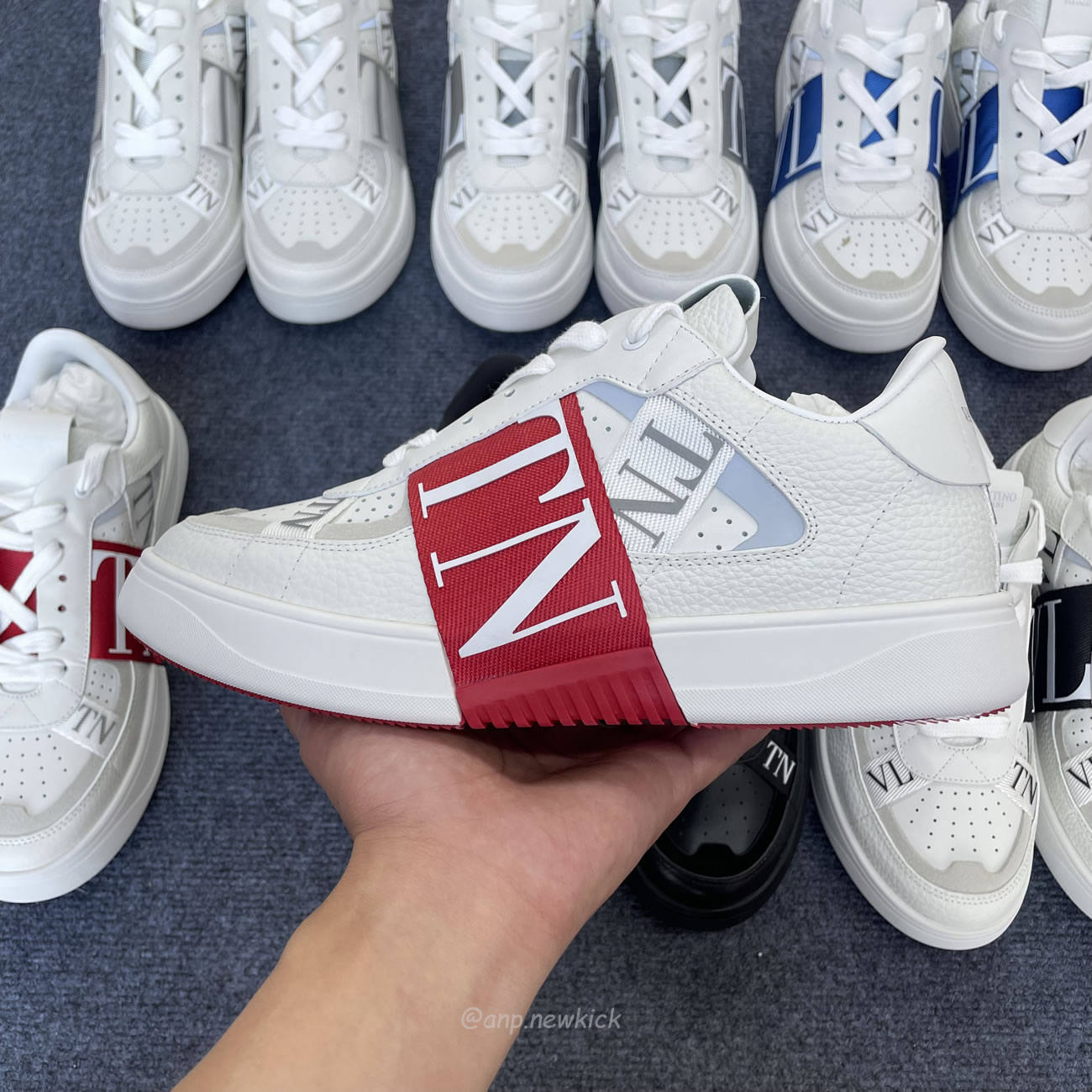 Valentino Garavani Vl7n Sneaker Low Top White Black Grey Red Blue Ys0c58wrq 24p (15) - newkick.cc