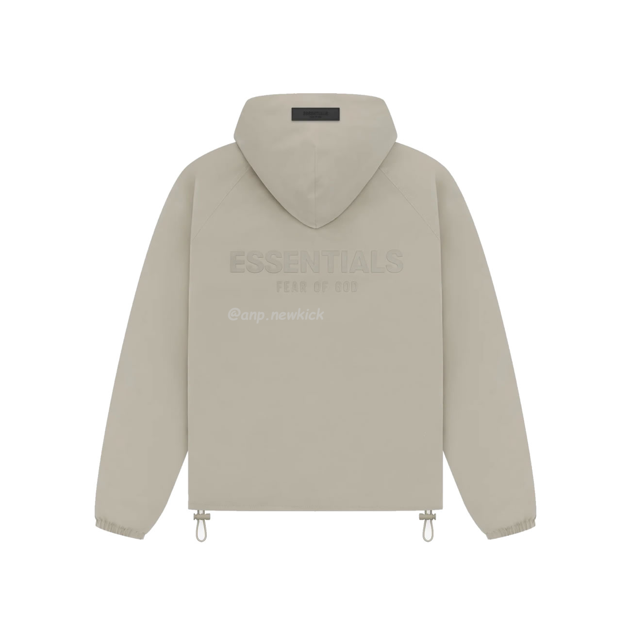 Fear Of God Essentials Fog 23fw Zipper Hooded Cotton Jacket Brown Black Elephant White S Xl (2) - newkick.cc