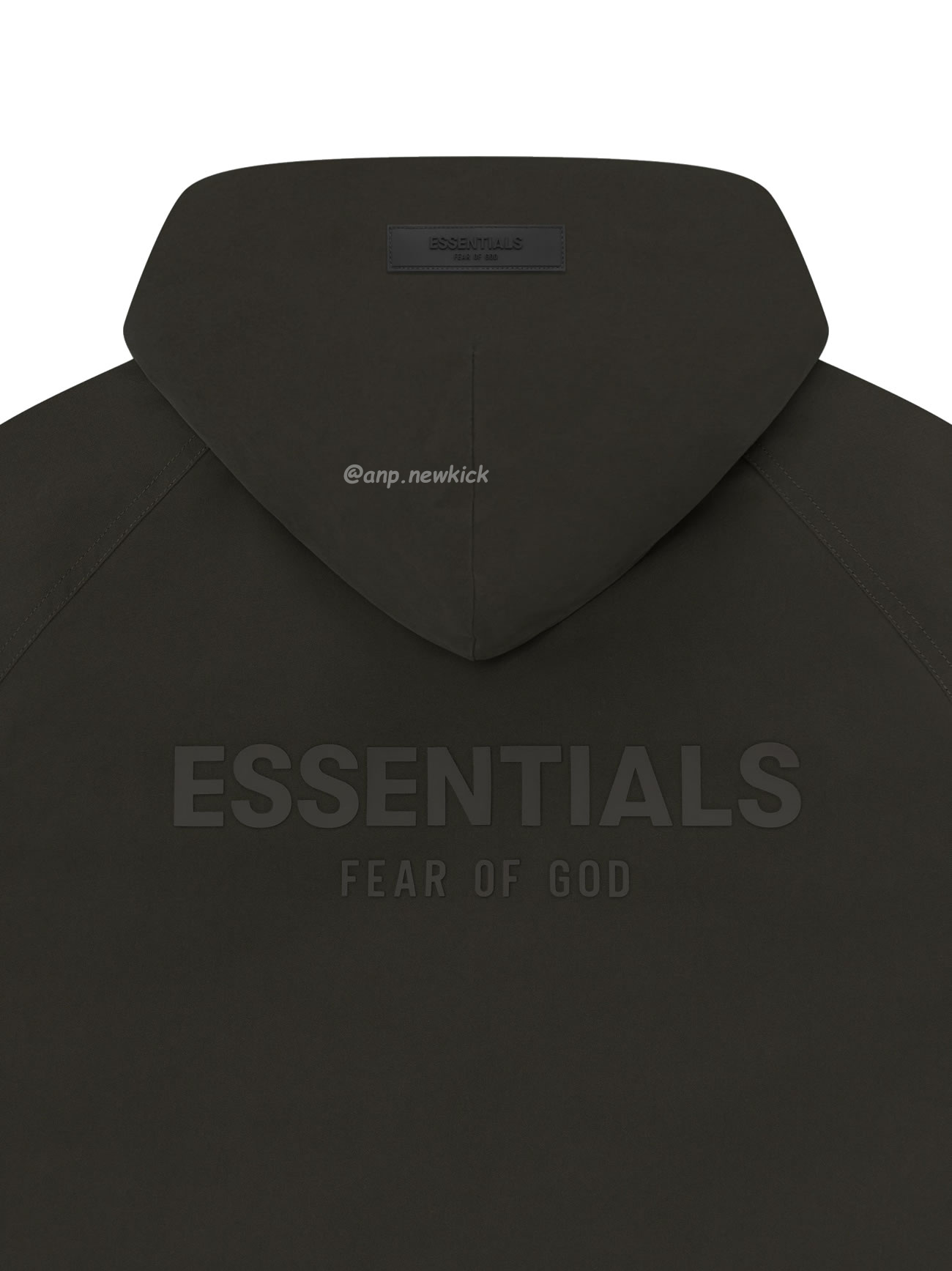 Fear Of God Essentials Fog 23fw Zipper Hooded Cotton Jacket Brown Black Elephant White S Xl (3) - newkick.cc