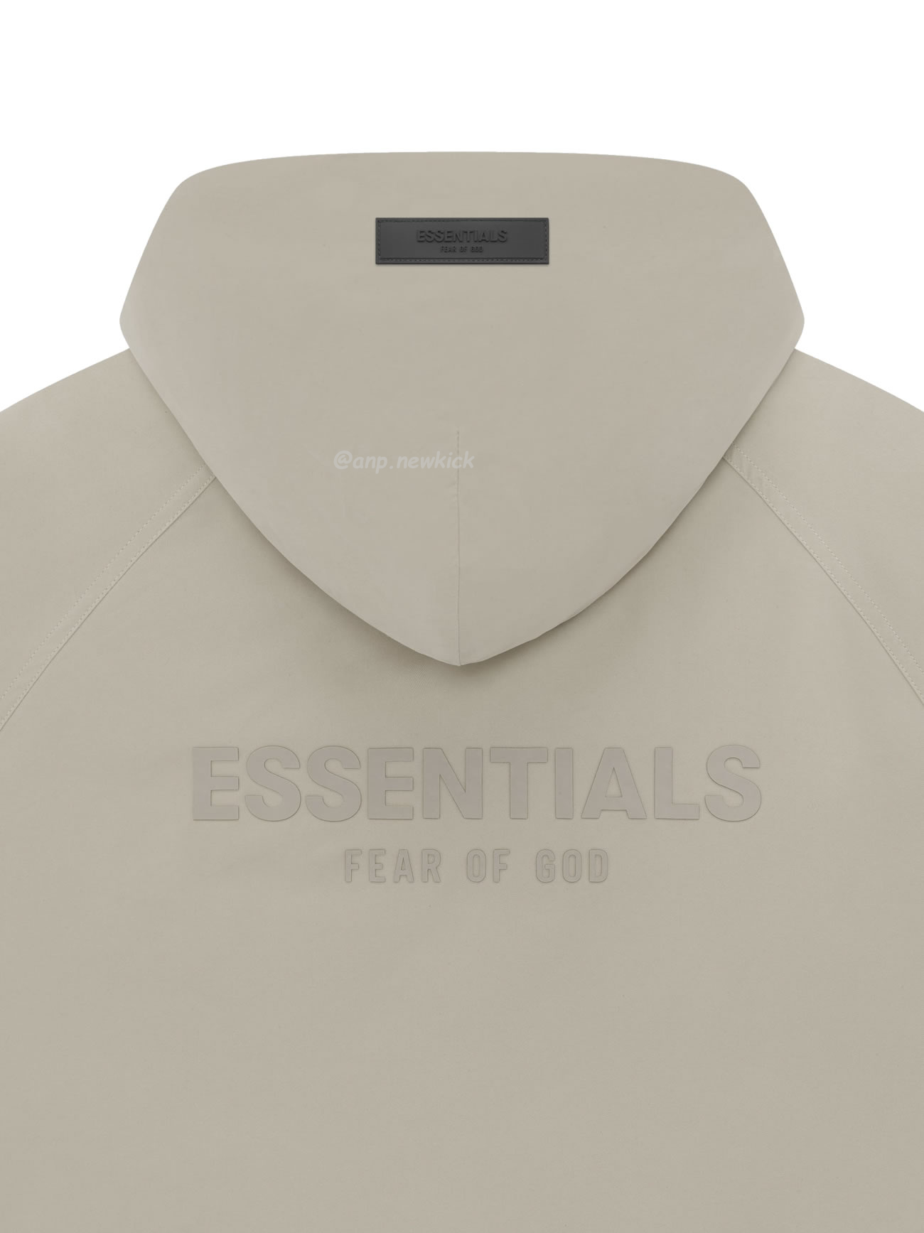 Fear Of God Essentials Fog 23fw Zipper Hooded Cotton Jacket Brown Black Elephant White S Xl (6) - newkick.cc