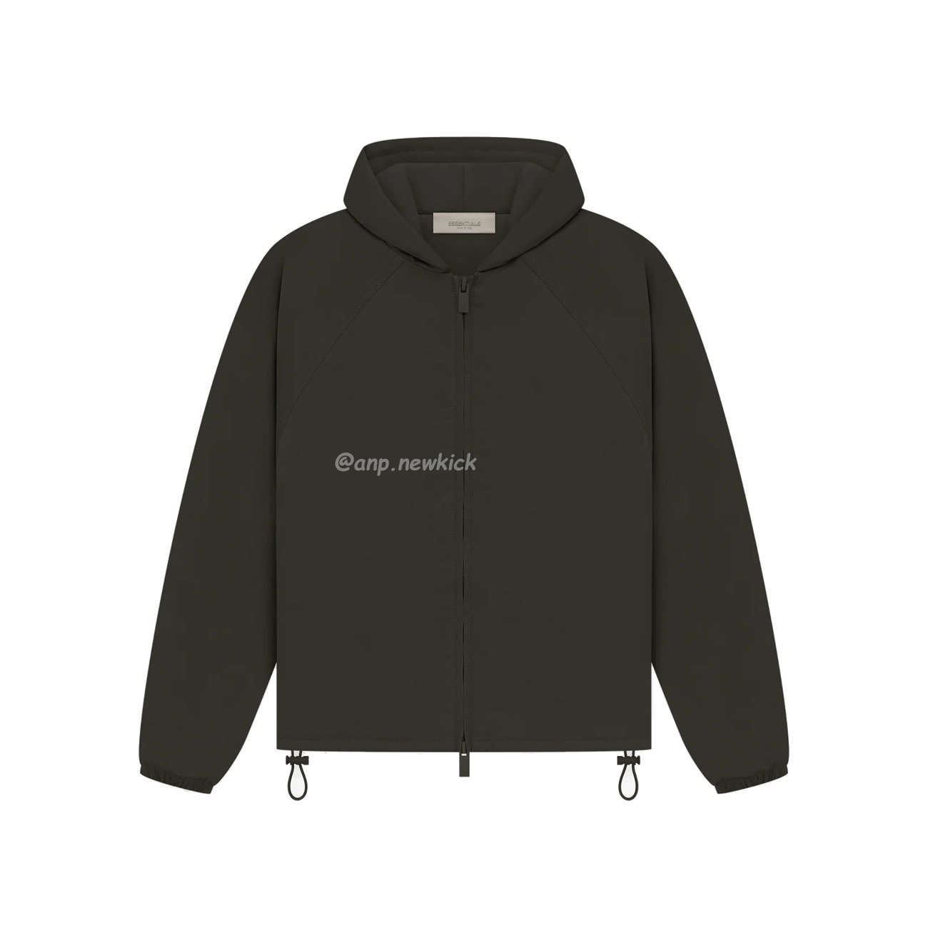 Fear Of God Essentials Fog 23fw Zipper Hooded Cotton Jacket Brown Black Elephant White S Xl (7) - newkick.cc