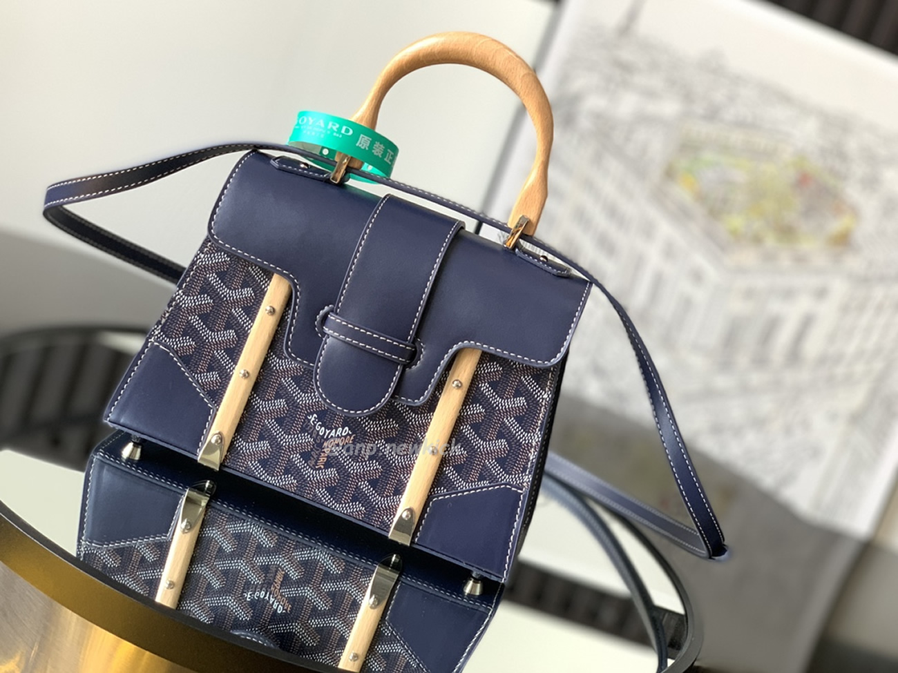 Goyard Saigon Bag Wooden Handle_(25) - newkick.cc