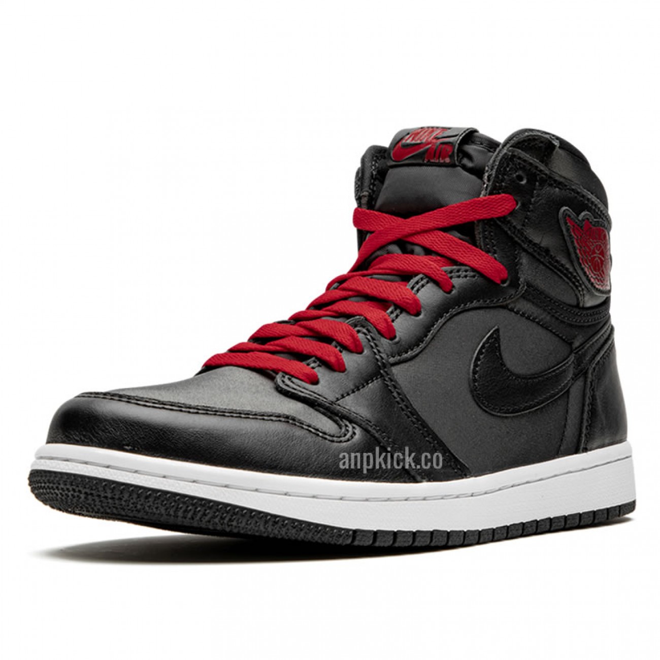 Air Jordan 1 Retro High OG "Black Satin/Gym Red" 555088-060 New Release