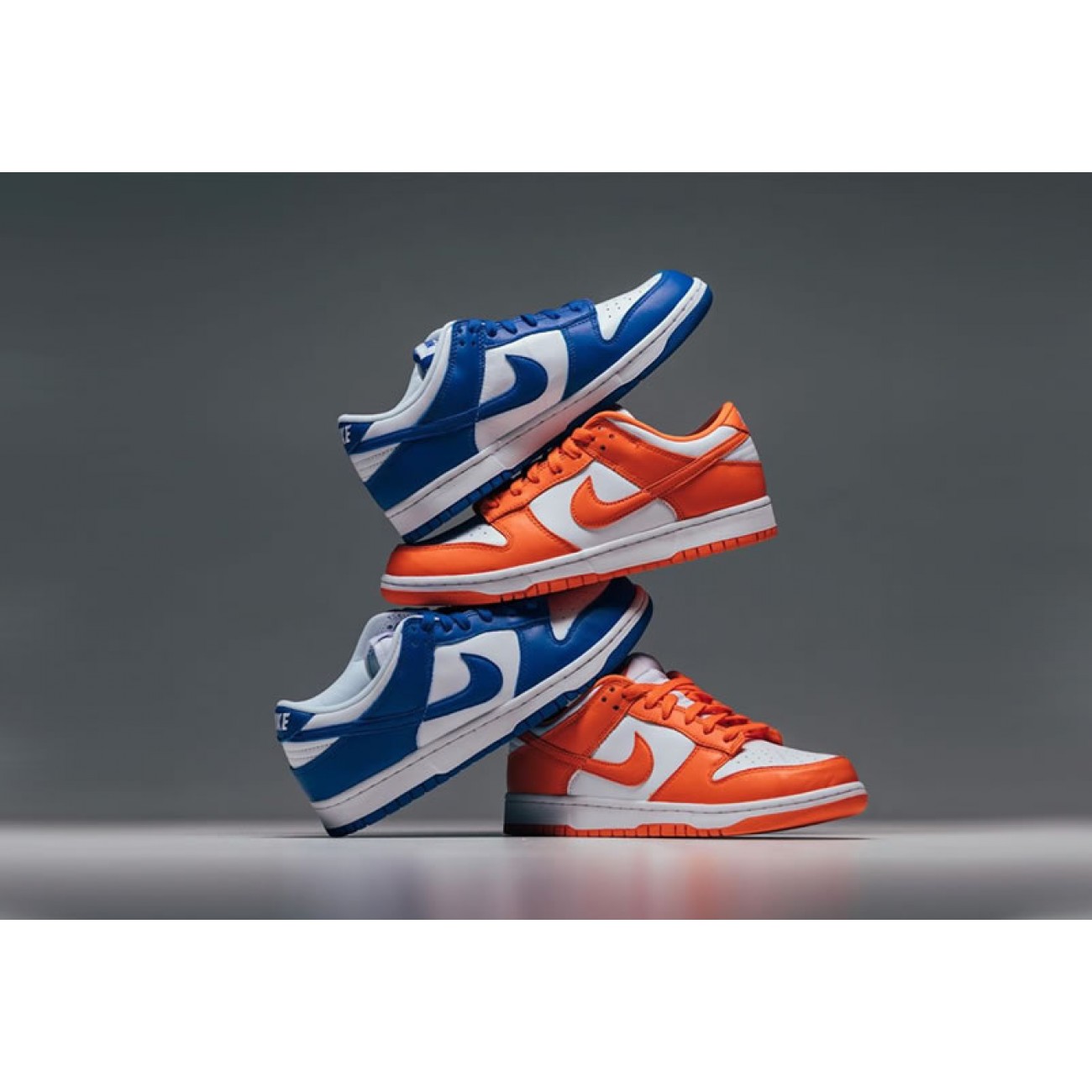 Nike SB Dunk Low SP "Syracuse / Orange Blaze" CU1726-101 "Kentucky / Varsity Royal Blue" CU1726-100