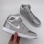 Air Jordan 1 "Japan" Exclusive Metallic Silver / Neutral Grey 2001-2020 DC1788-029