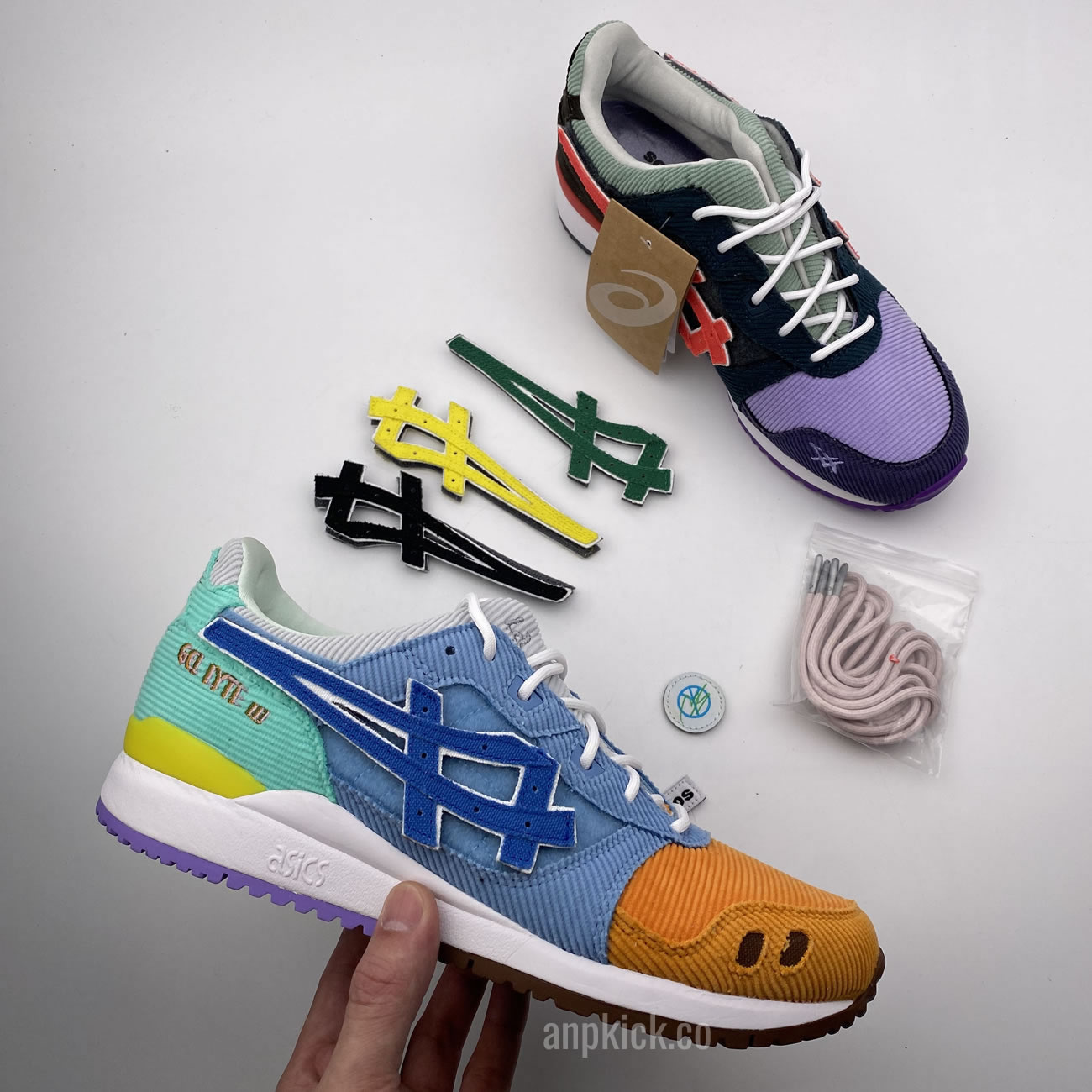 Sean Wotherspoon x Atmos x Asics Gel Lyte III OG Shoes Multi 1203A019-000