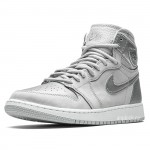 Air Jordan 1 Retro High OG GS "Co.JP" Metallic Silver Neutral Grey 575441-029