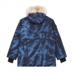 08 ' Canada Goose '19FW Expedition 4660MA Down Jacket Coat "Camouflage Blue"