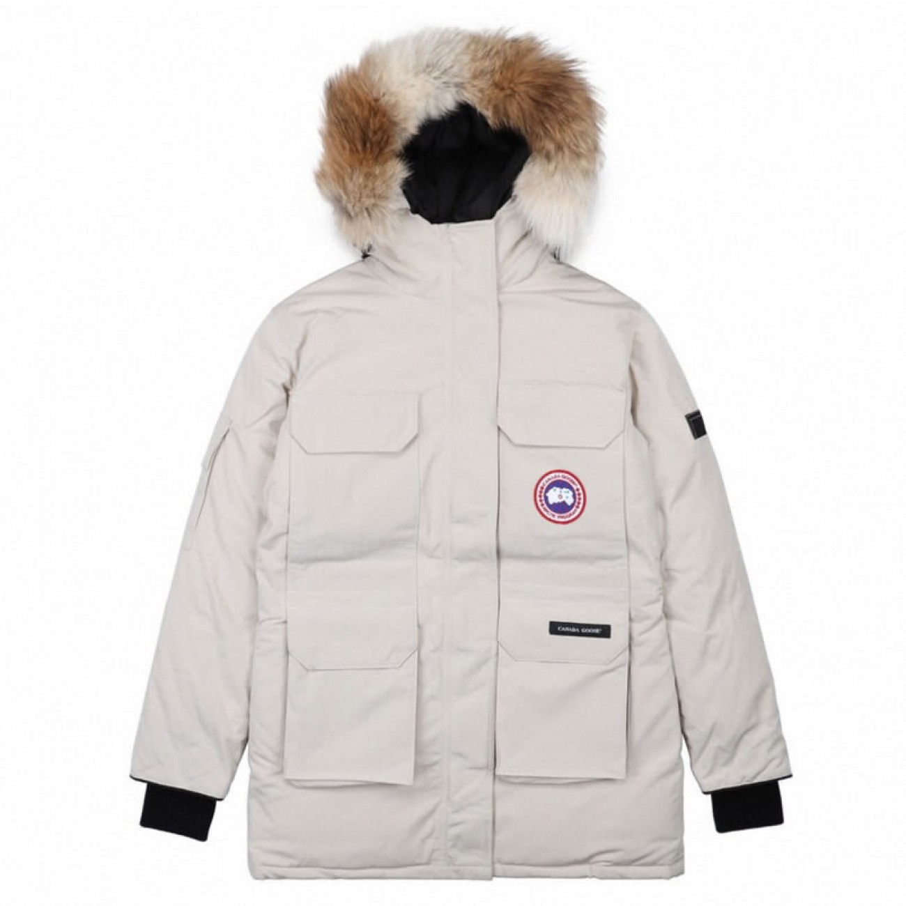 09 ' Canada Goose '19FW Expedition 4660LA Down Jacket Coat "Cream White"